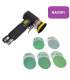 Mini lijadora neumática orbital de 50 mm con mini discos abrasivos