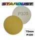 Discos abrasivos autoadhesivos de 75 mm - Grano P80 a P500 - por 10 o 50