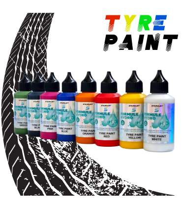 Pinturas para neumáticos TYRES COLORS: para personalizar los neumáticos