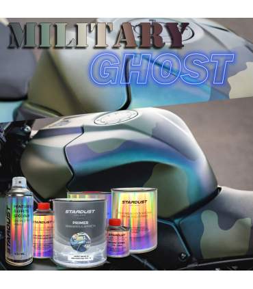Kit de pintura para moto con efecto MILITARY GHOST - 16 combinaciones