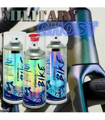 Kit de pintura para bicicleta con efecto MILITARY GHOST - 16 combinaciones