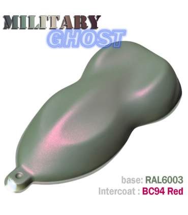 Kit de pintura para bicicleta con efecto MILITARY GHOST - 16 combinaciones