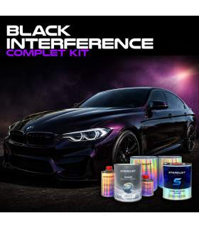 Kit de pintura coche completa efecto «Black Interférence» para coches