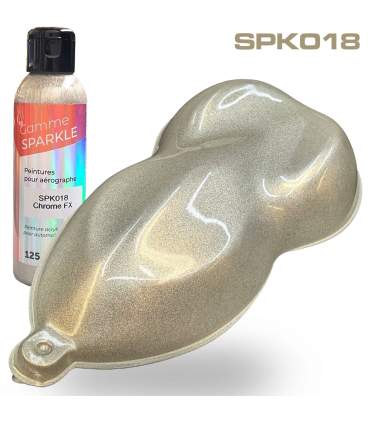 PINTURA METALIZADA PARA AEROGRAFO 9 COLORES 125ML - fórmula ultrafina en disolvente