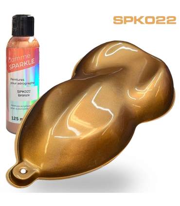PINTURA METALIZADA PARA AEROGRAFO 9 COLORES 125ML - fórmula ultrafina en disolvente