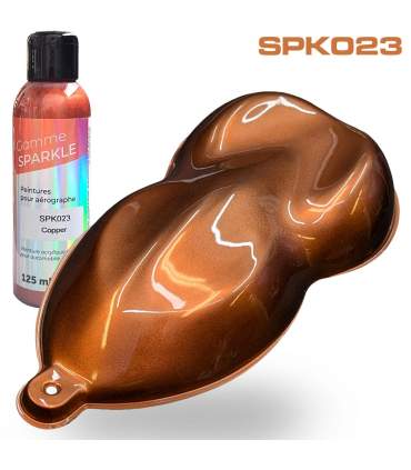 PINTURA METALIZADA PARA AEROGRAFO 9 COLORES 125ML - fórmula ultrafina en disolvente