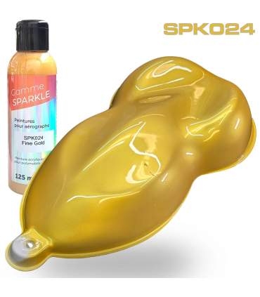 PINTURA METALIZADA PARA AEROGRAFO 9 COLORES 125ML - fórmula ultrafina en disolvente