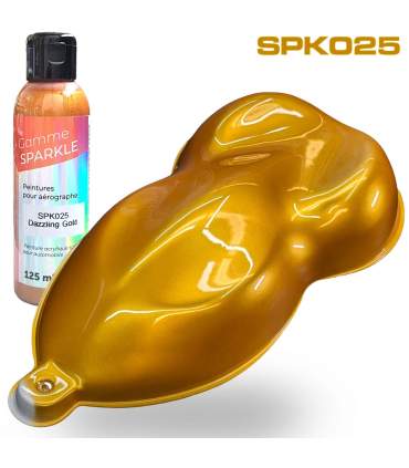 PINTURA METALIZADA PARA AEROGRAFO 9 COLORES 125ML - fórmula ultrafina en disolvente