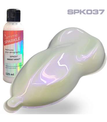 Pinturas para aerógrafos interferentes GHOST – 9 colores disueltos gama SPARKLE