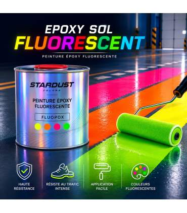 FL2329 – Pintura epoxi fluorescente de alta resistencia para suelos interiores