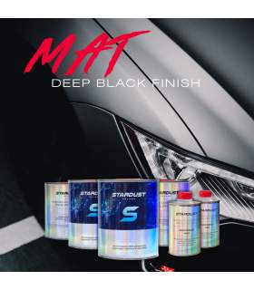 Kit completo de pintura para coche en negro mate intenso