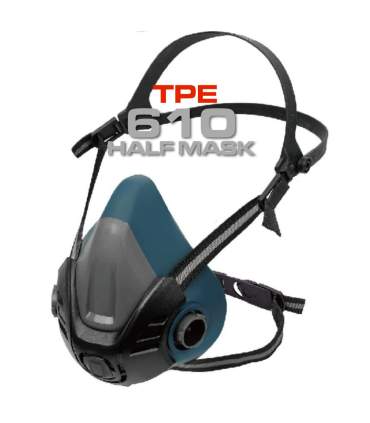 Mascarilla profesional con cartucho para pintura de automóviles, modelo 610