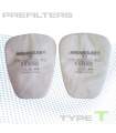 Prefiltro P3 para mascarilla respiratoria profesional para pintura de automóviles