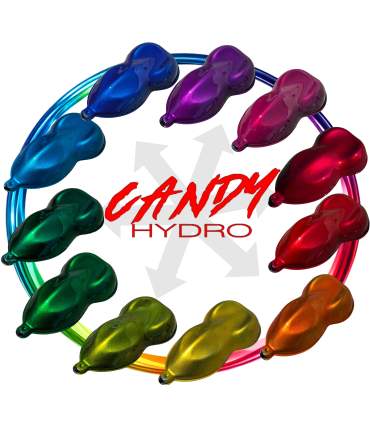 Tintas transparentes Candy concentradas hidrosolubles 60 ml