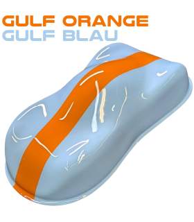 Pintura GULFORANGE y GULFBLAU