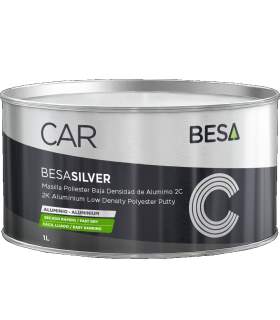 MASILLA DE POLIÉSTER AL ALUMINIO BICOMPONENTE PARA CARROCERÍA 1L