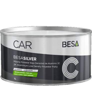 MASILLA DE POLIÉSTER AL ALUMINIO BICOMPONENTE PARA CARROCERÍA 1L