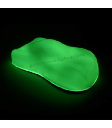 Pintura fosforescent para automovil (uretano) 1L VERDE