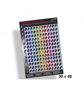 Poster 30x45cm Tabla de las Pinturas Candys