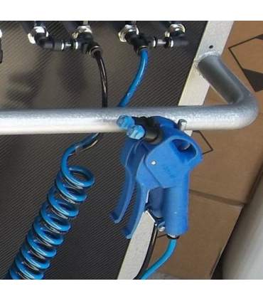 Pulverizador con doble conducto de plástico para plateado