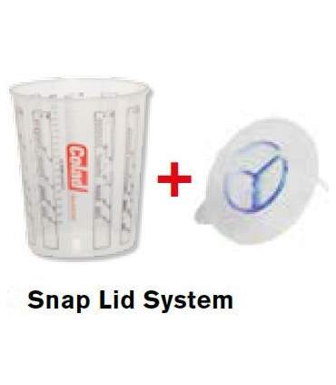 Kit de recipientes desechables de pintura para pistolas SLS® Ready2use