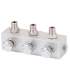 Repartidor triple - Triple conector neumático para aerógrafos