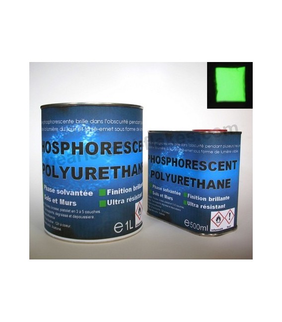 Pintura fosforescente EXTERIORES(2K) 375ml VERDE