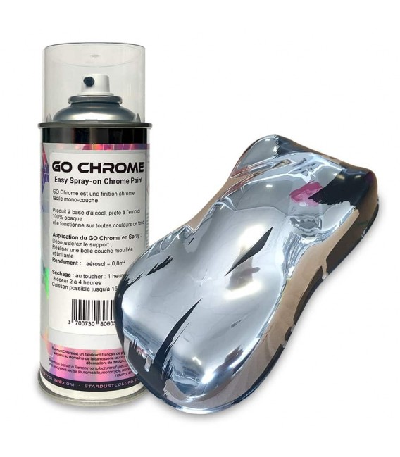 GO Chrome pintura espejo con pincel monocapa