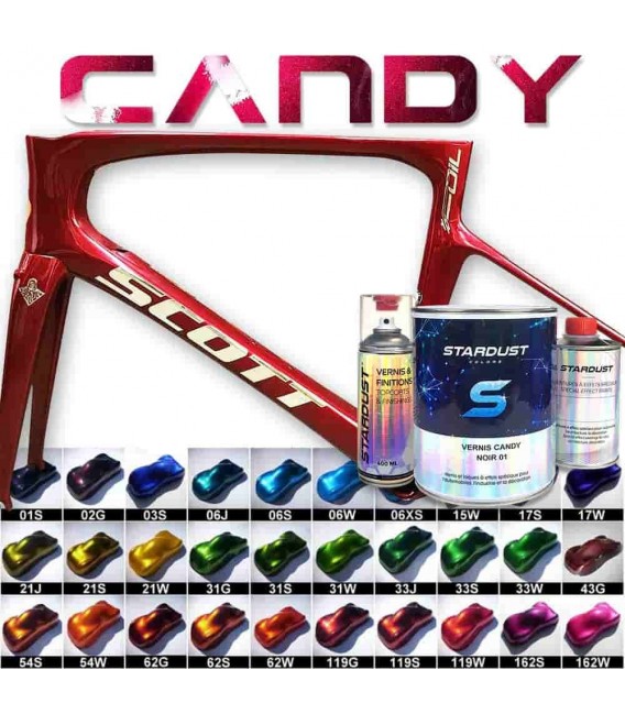 Kit completo de pintura Candy para bicicleta
