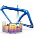 Kit completo de pintura nacarada para bicicleta