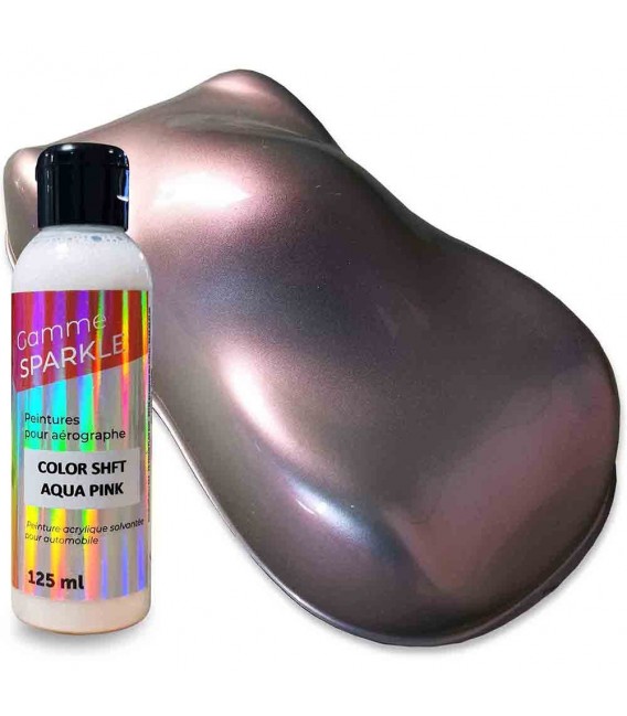 Pintura para aerógrafo Color shift AQUA PINK 125ml