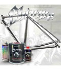 Pintura efecto cromo para bicicleta – kit completo de color a elegir - STARDUST BIKE