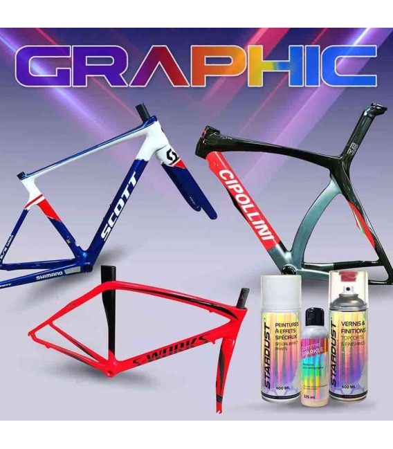 Kit de pintura para bicicleta Graphic Design
