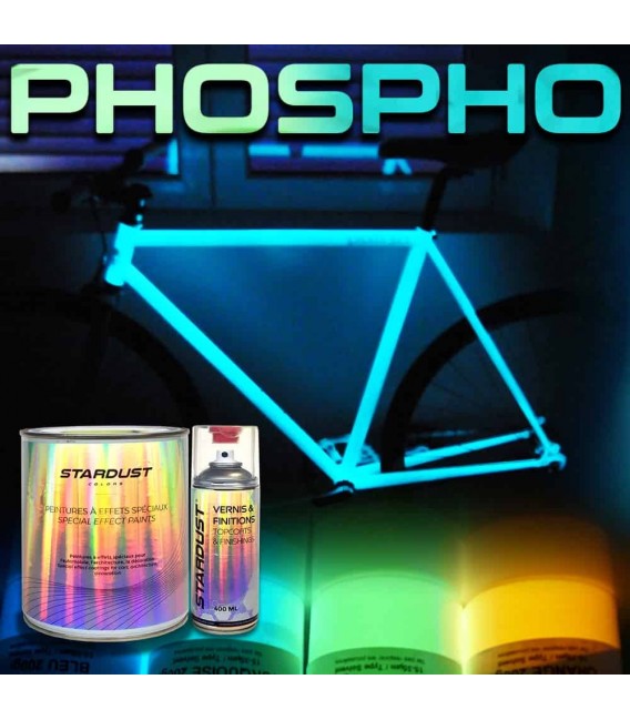 Kit completo de pintura fosforescente para bicicleta