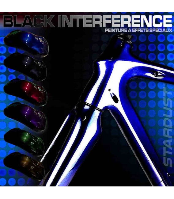 kit de pintura para bicicleta Black Interference - 6 colores