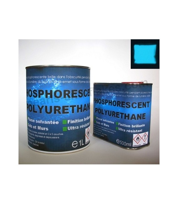 Pintura fosforescente EXTERIORES(2K) 375ml VERDE