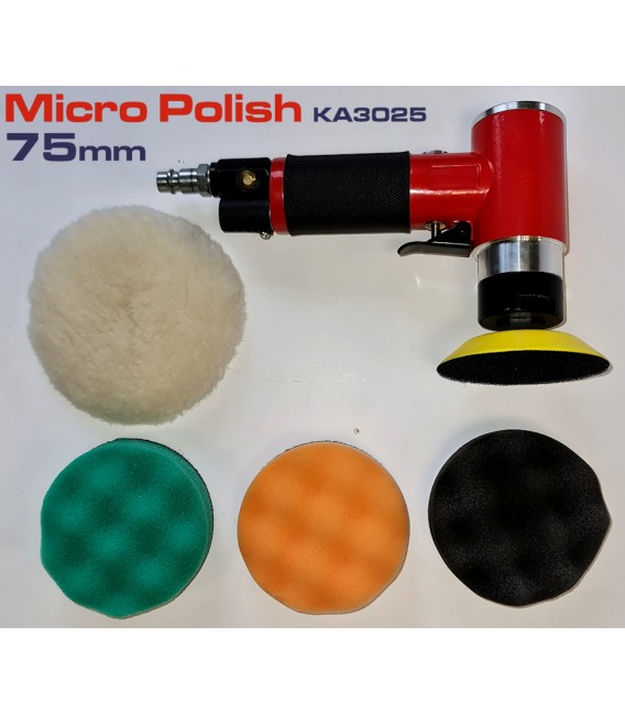 Kit Mini Pulidora Neumática de Faros y Retoques Automovil