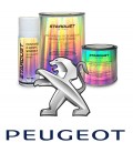 Pinturas para coche PEUGEOT - Código de color PEUGEOT en base bicapa al disolvente