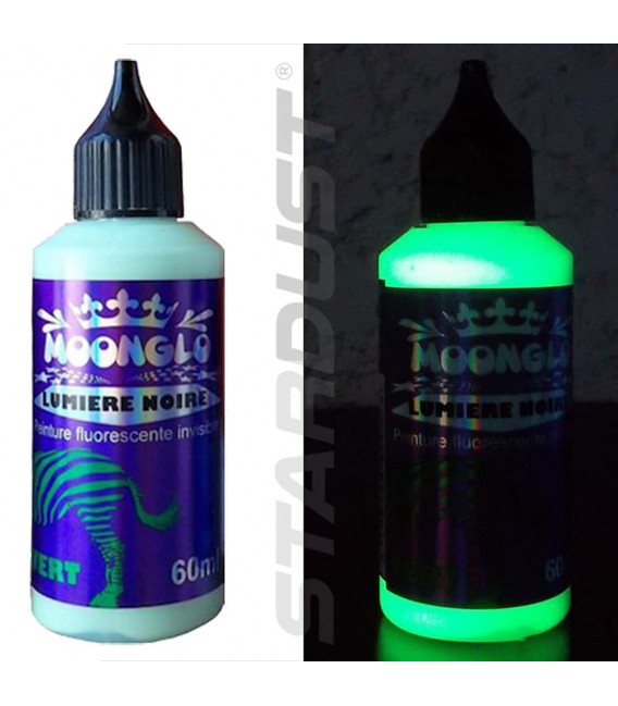 Pintura fluorescente luz negra 60ml AZUL