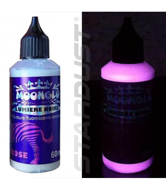 Pintura fluorescente luz negra 60ml AZUL