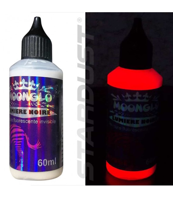 Pintura fluorescente luz negra 60ml AZUL