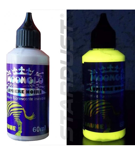 Pintura fluorescente luz negra 60ml AZUL