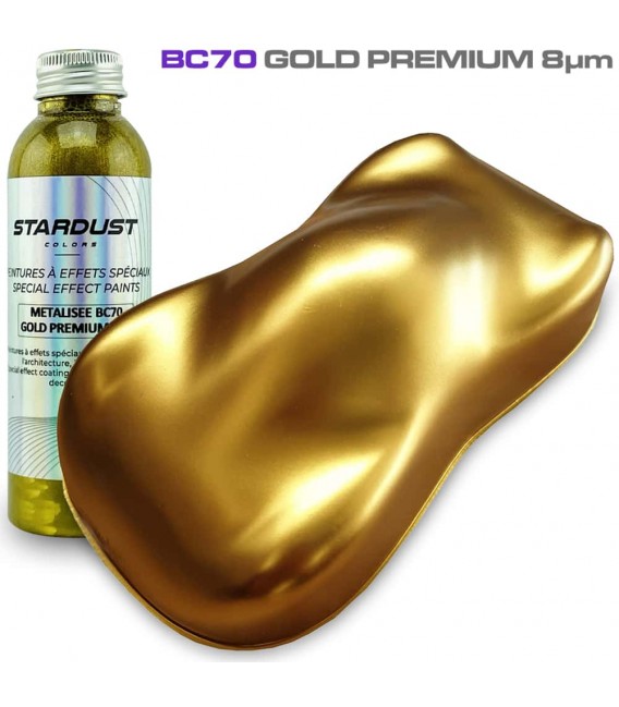 Pintura oro 8µm - Gold Premium