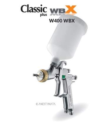 MALETÍN 2 PISTOLAS IWATA - W-400 BELLARIA 1.4mm + W-400 WBX 1.3mm