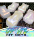 Kit completo de pintura con efecto opalescente para moto