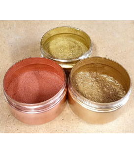 More about Pigmentos metálicos oro bronce cobre 10 micras