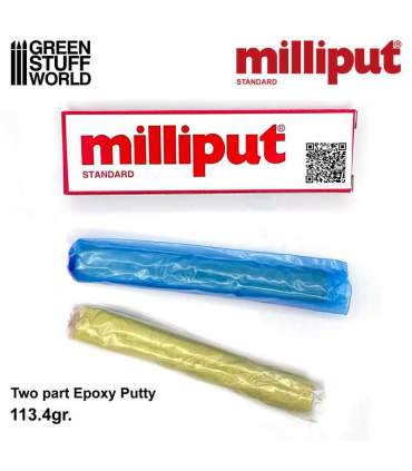 Milliput Estándar Amarillo Gris o Negro
