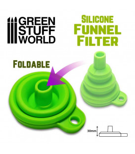 Embudo de silicona reutilizable