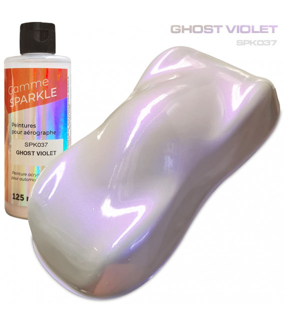 Pinturas para aerógrafos interferentes GHOST – 9 colores disueltos gama SPARKLE