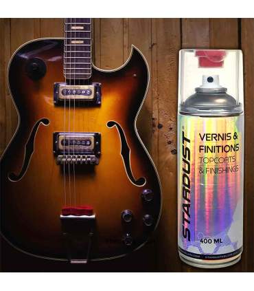 Barniz de poliuretano 2C, nitrocelulósico y acrílico para guitarras